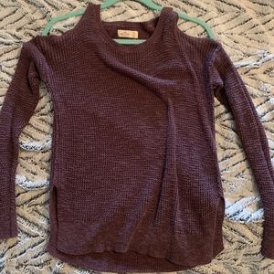 Hollister cold shoulder sweater